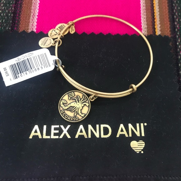 Alex and Ani Scorpio Zodiac Bangle NWT Price Firm - Picture 2 of 2
